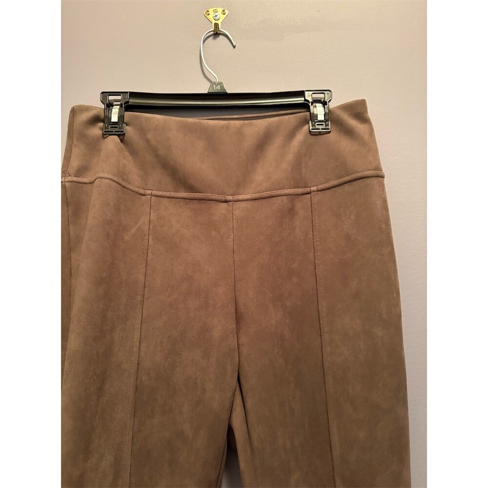 Andrew Marc Pants Womens Size M Brown High Rise Skinny Pull-On Stretch - Picture 2 of 8
